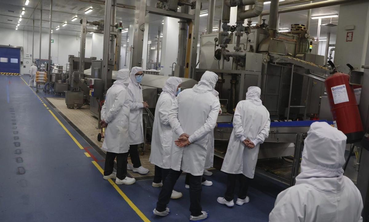 Visita a las instalaciones de Freigel Foodsolutions en Roales del Pan. | VÍCTOR GARRIDO