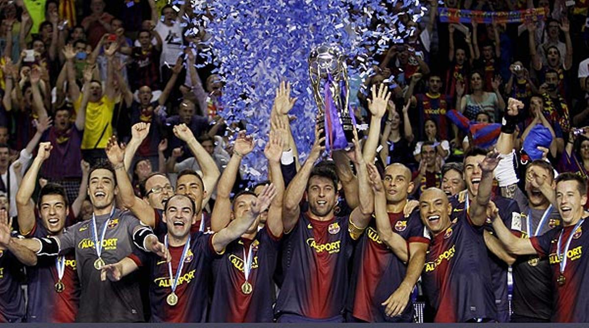 Resum del partit contra El Pozo i de la celebració dels jugadors blaugrana.