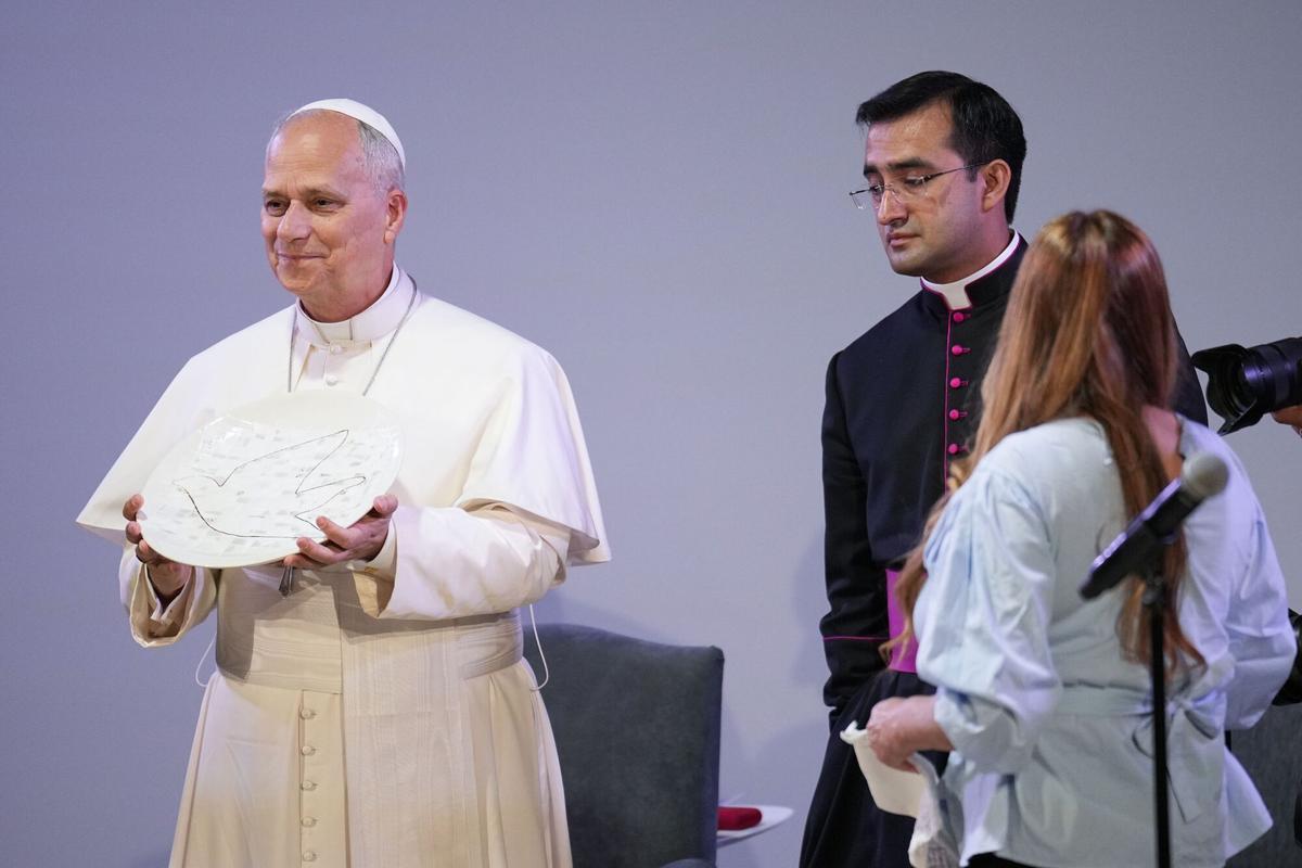 Visita del Papa León XIV a la cárcel de Brians 1.