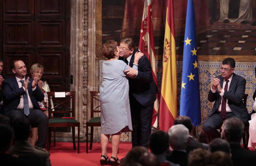 Acto institucional por el 9 d'Octubre en el Palau de la Generalitat