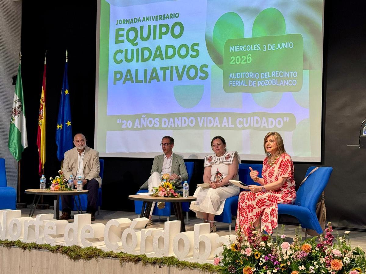 Parte del equipo de cuidados paliativos.