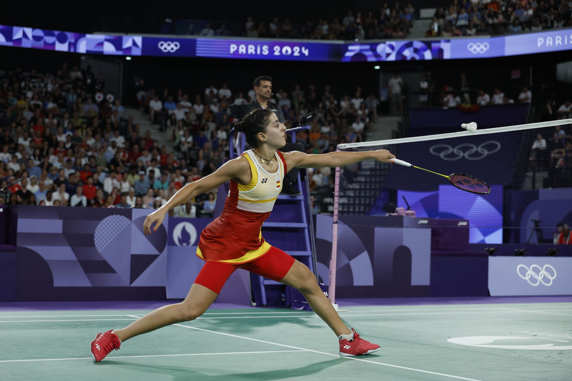 Bádminton femenino: Aya Ohori - Carolina Marín