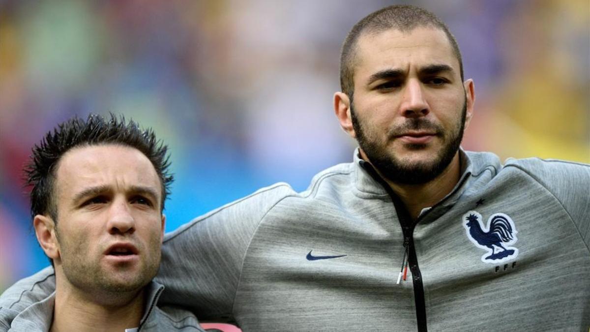 Benzema y Valbuena llevan tiempo sin jugar con la selección