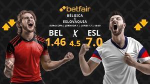 Bélgica vs. Eslovaquia: horario, TV, estadísticas, clasificación y pronósticos