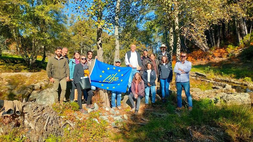 Participantes en el proyecto LIFE Alnus Taejo.