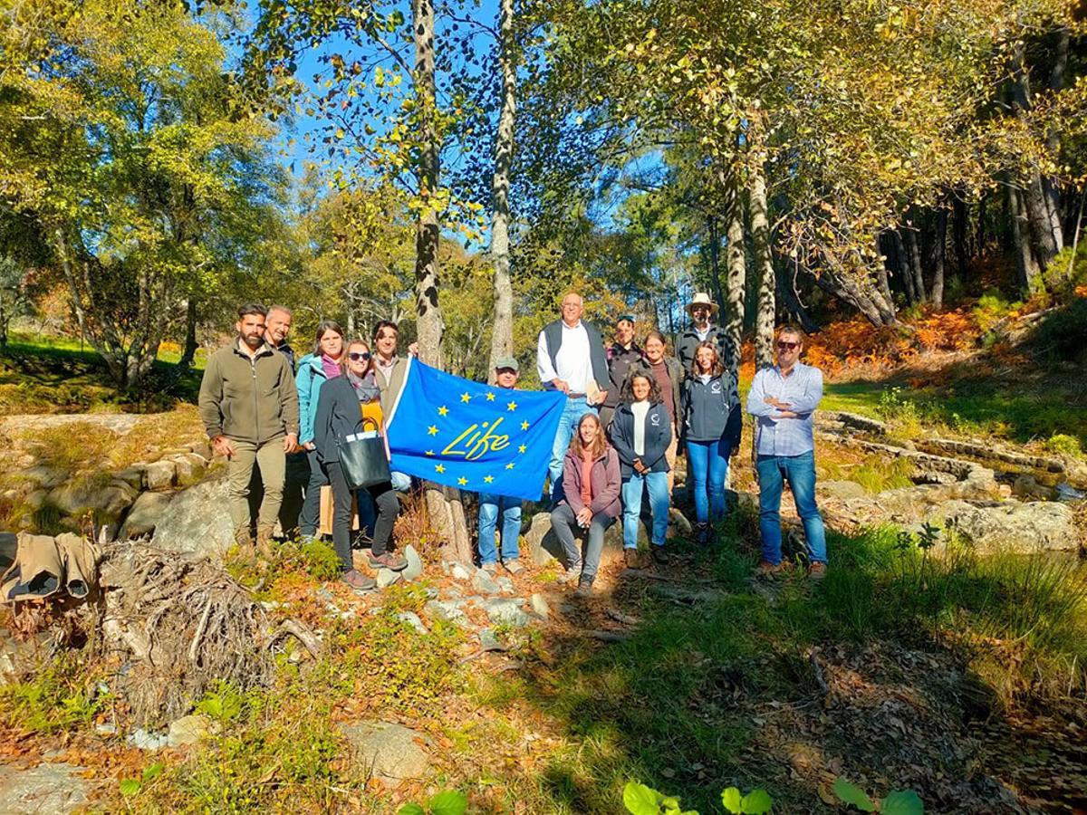 Participantes en el proyecto LIFE Alnus Taejo.