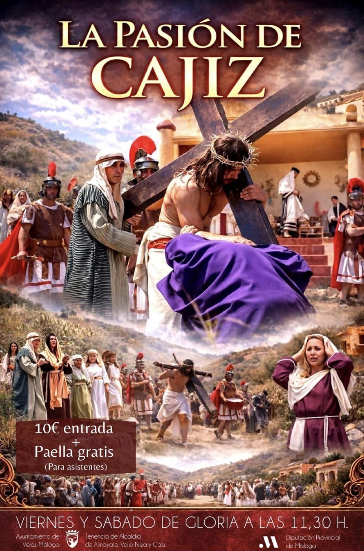 El Paso se celebrará en dos sesiones, el Viernes Santo y Sábado de Gloria, 3 y 4 de abril de 2026, ambas a las 11:30 horas.