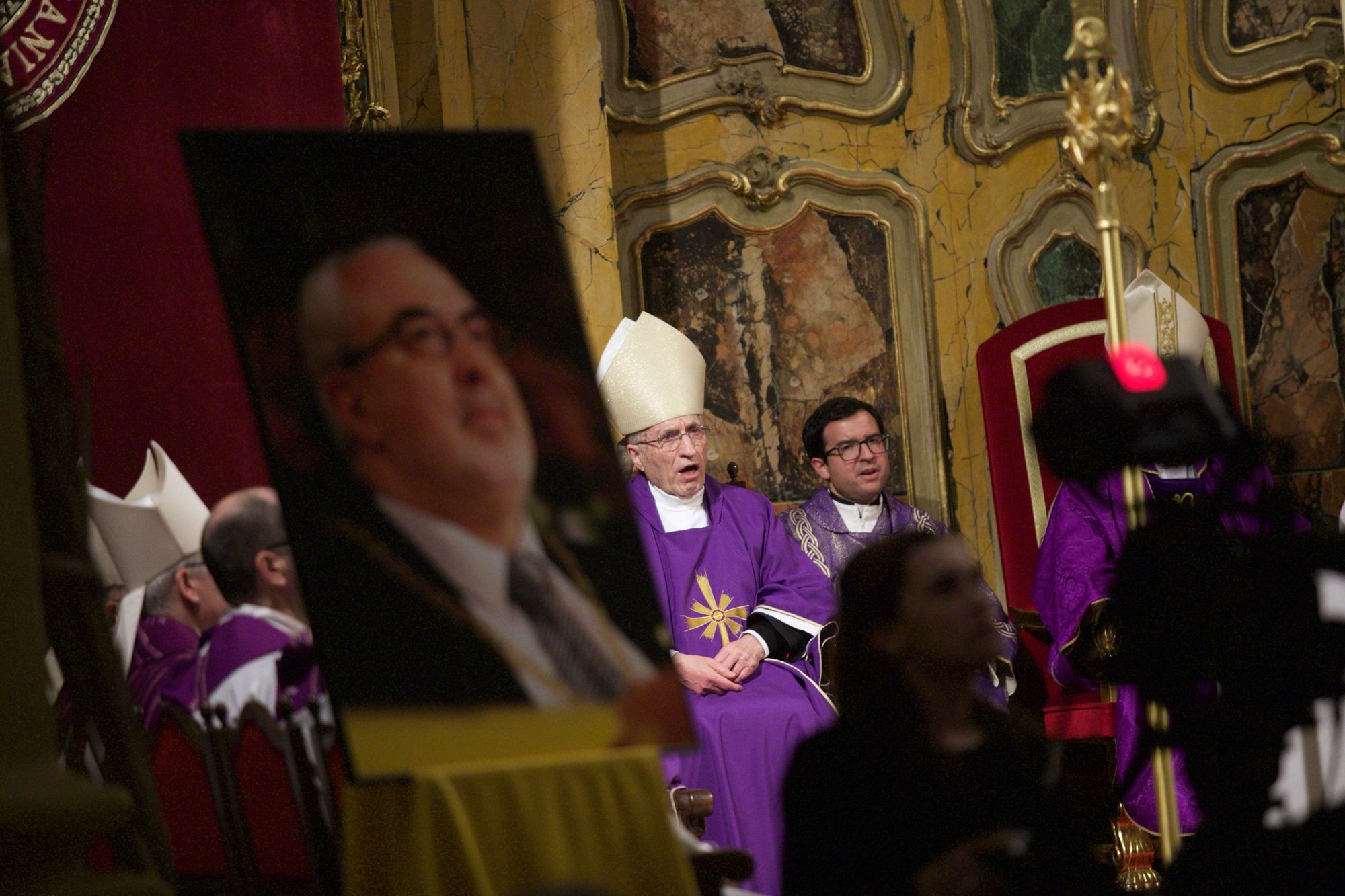 Las imágenes del funeral de José Luis Mendoza, presidente del UCAM