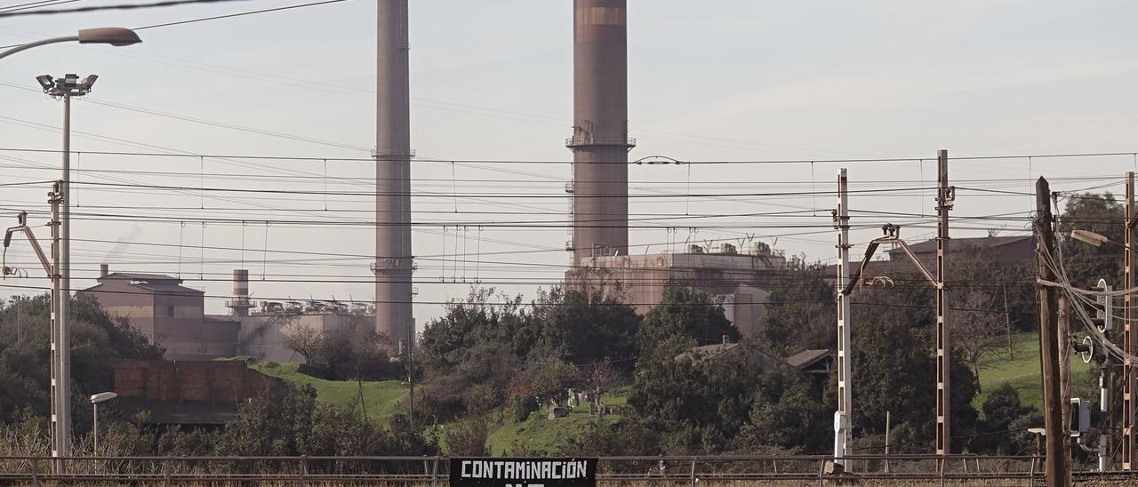 Las chimeneas de Arcelor.