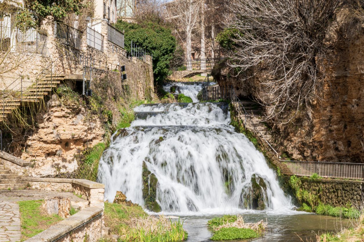 La cascada del Chorrerón es el salto de agua más importante y de mayor altura que hay en Trillo