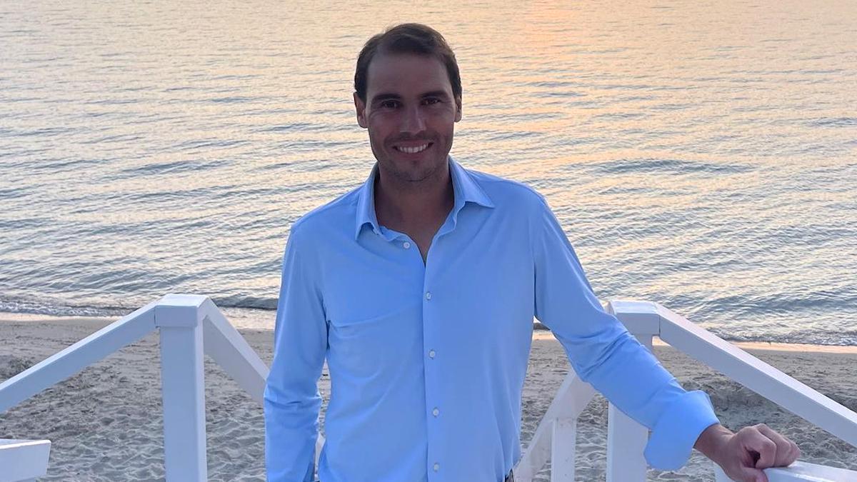 Nadal, en una fotografía que publicó esta semana en sus redes sociales