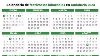 Fiestas y puentes en Andalucía en 2024: así es el calendario laboral