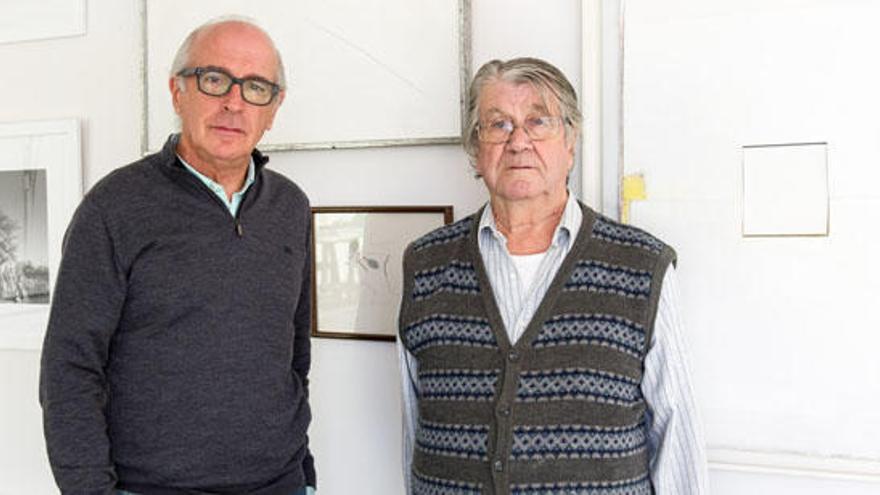 Rafel Tur Costa y Joaquim Seguí, ayer, en el estudio.