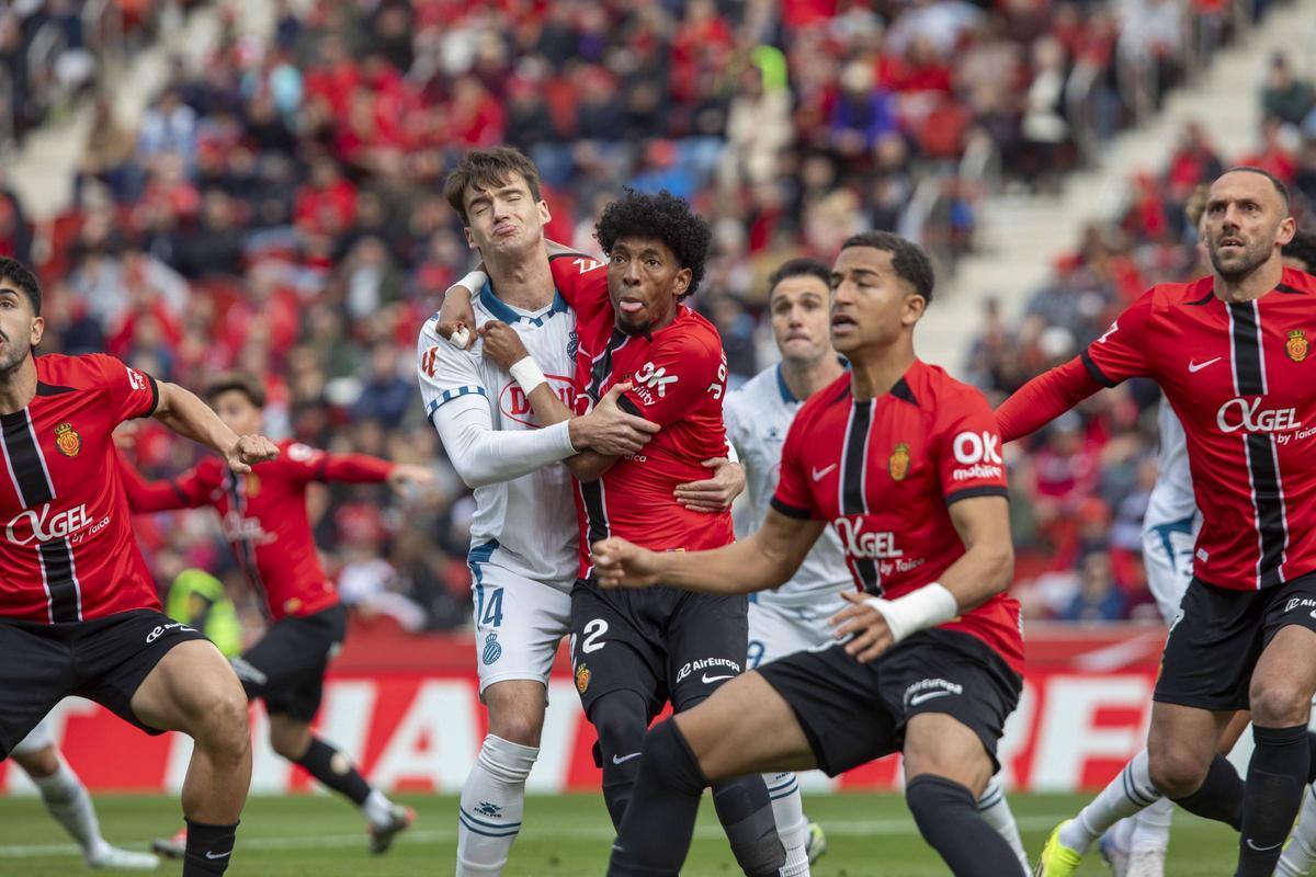 El partido del Mallorca contra el Espanyol en imágenes