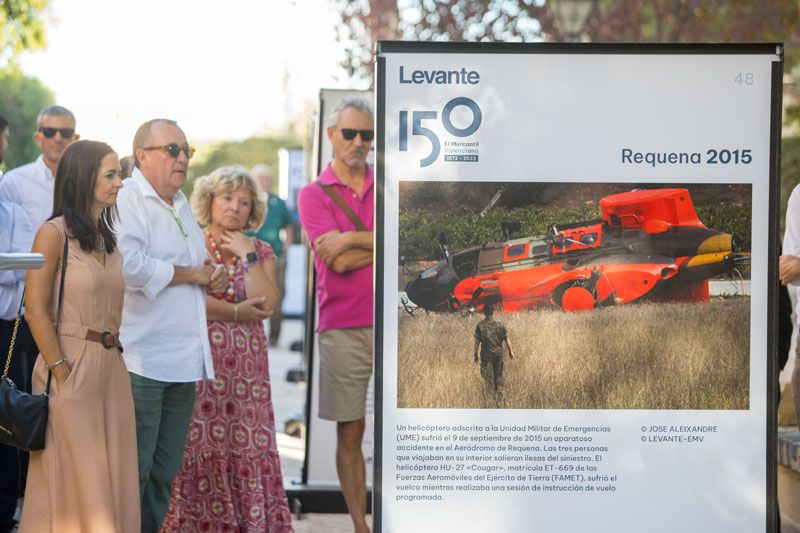 Inauguración de la exposición del 150 aniversario de Levante-EMV en Requena