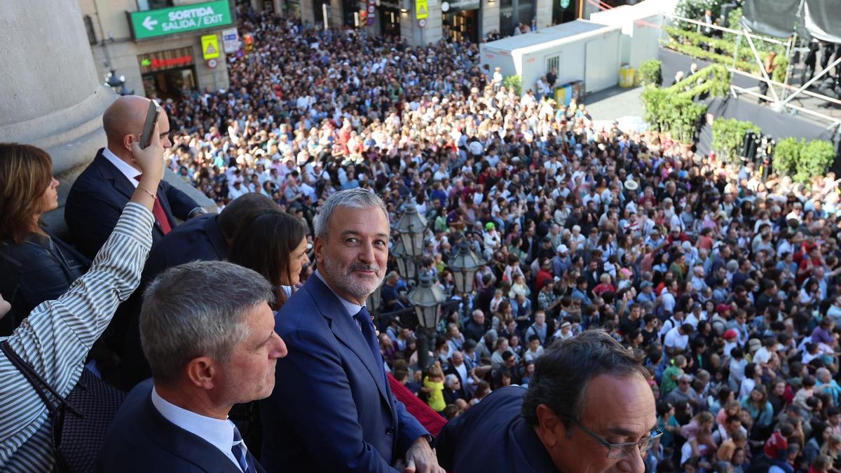 Barcelona celebra una diada de la Mercè plácida, sin lluvia ni sobresaltos políticos