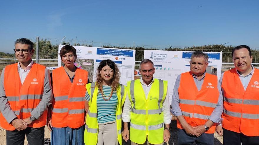 Obras en diez sectores desatascan la modernización de la Acequia Real con una inversión de 36 millones