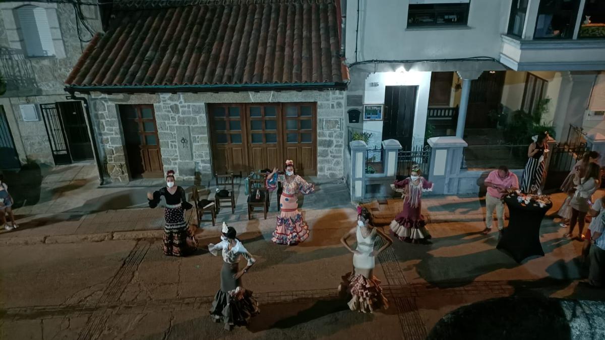 Actuaciones de flamenco en Fermoselle anoche