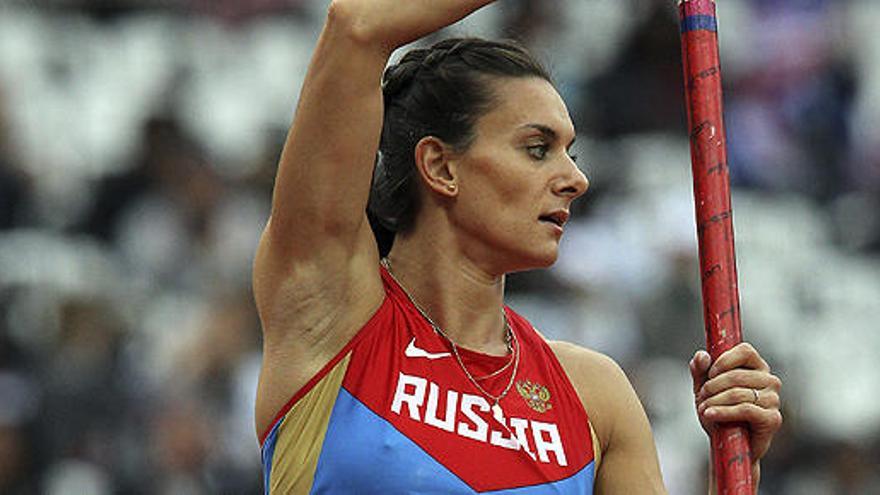 Yelena Isinbayeva, una de las atletas rusas más destacadas.