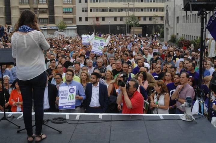 MANIFESTACION REFORMA ELECTORAL CANARIA