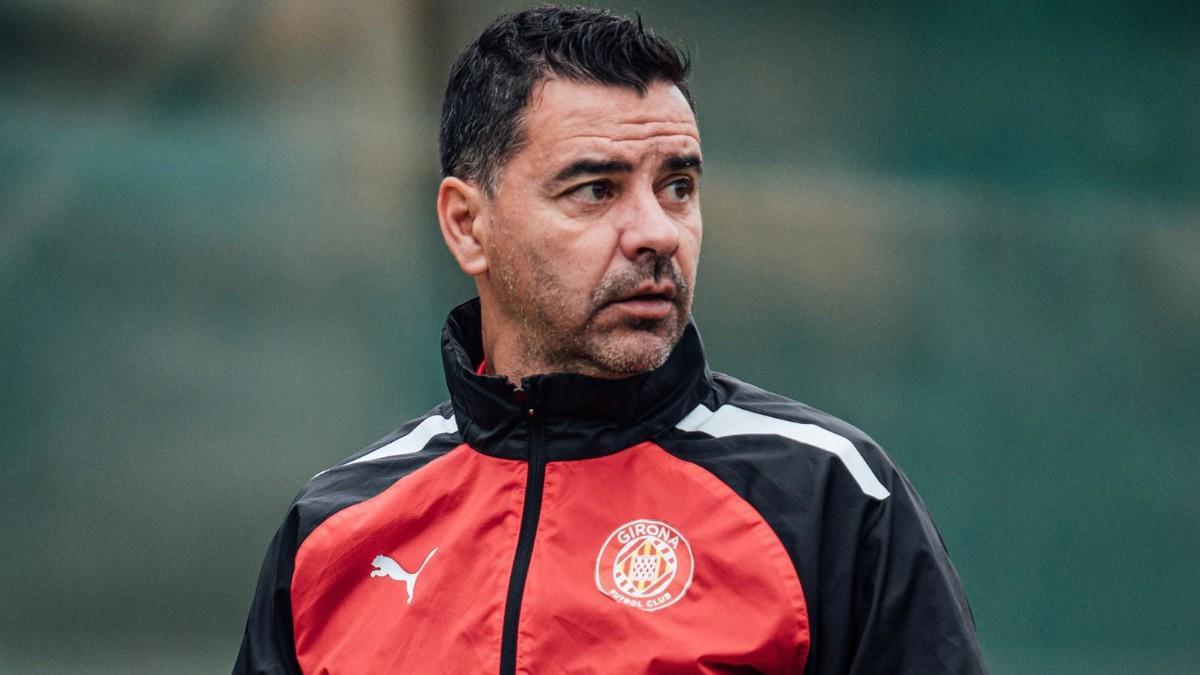 Míchel, entrenador del Girona