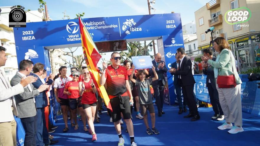 El Mundial de Triatlón Multideporte de Ibiza se convierte en el primer evento europeo en conseguir la certificación Residuo Cero