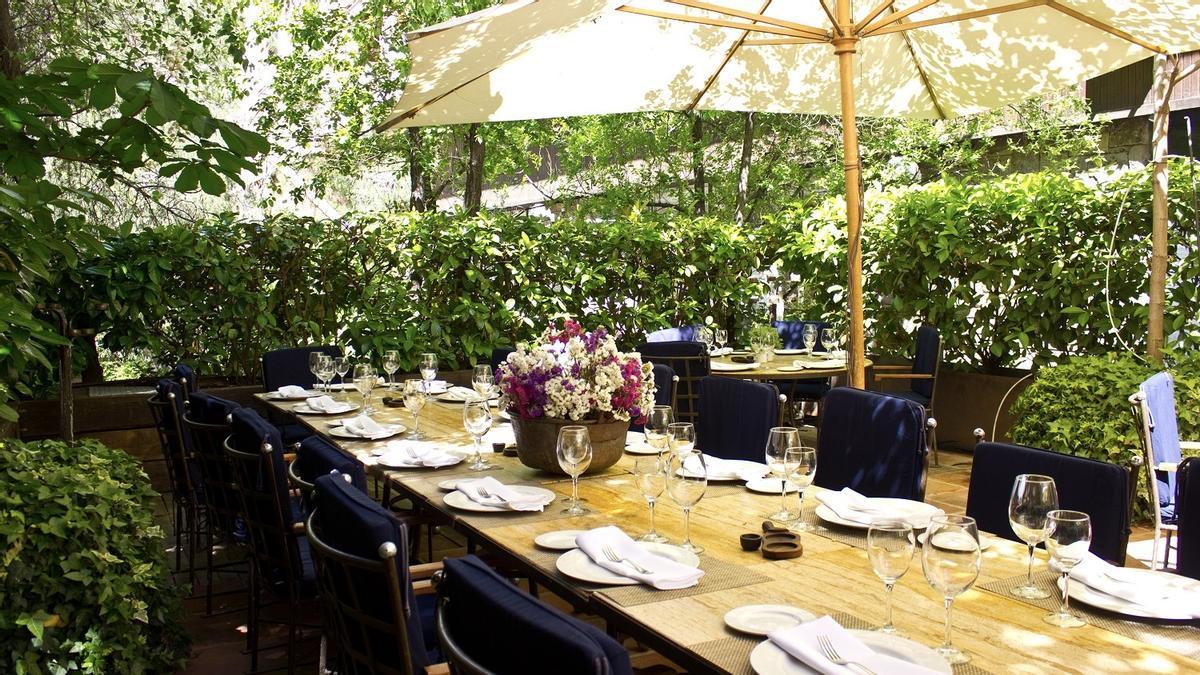 La terraza de Rubaiyat.