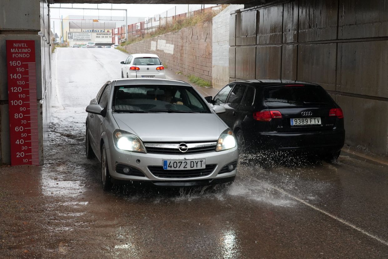 Galería de imágenes: La dana Alice descarga con fuerza en Castelló