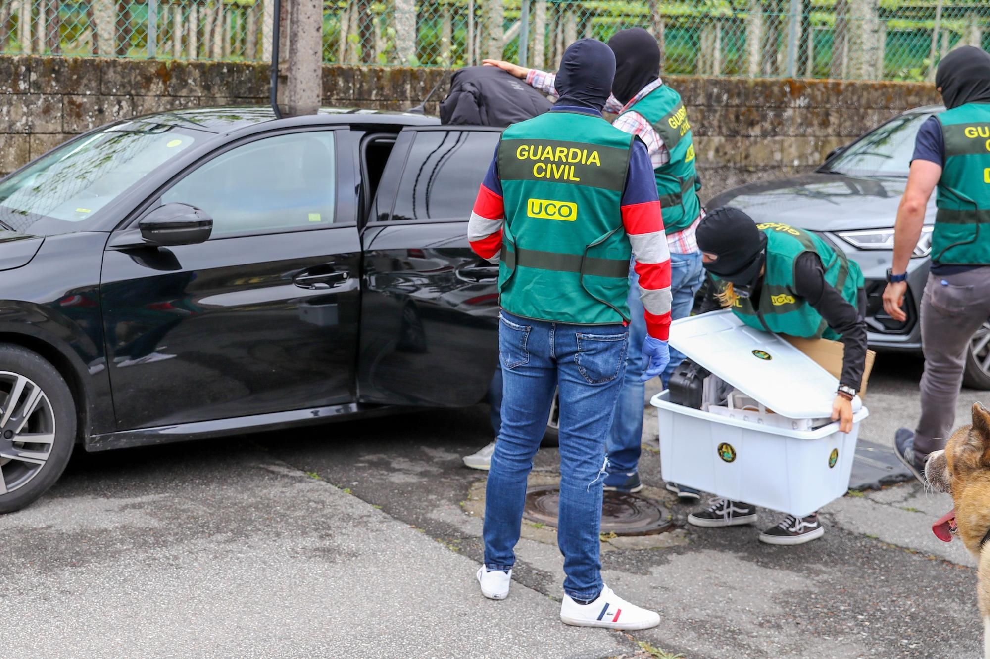 Nuevo golpe a la droga en Vilagarcía, Tui y Ponteareas