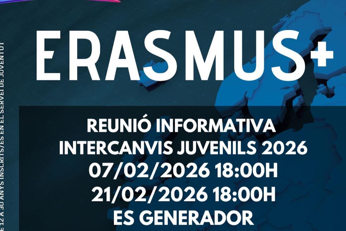 Cartel municipal que anuncia las reuniones informativas