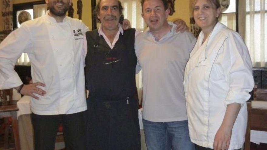 El cocinero Martín Berasategui visita Castroverde