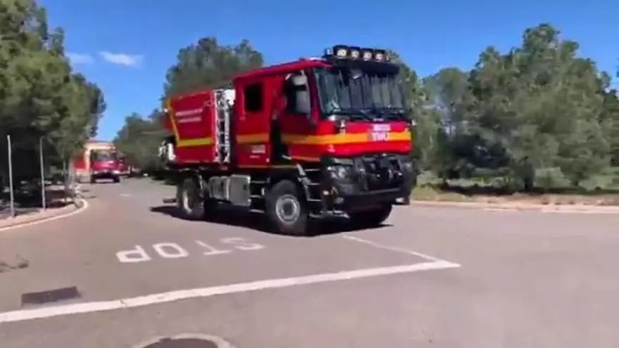 La UME se prepara para intervenir en el incendio de Sierra Espuña