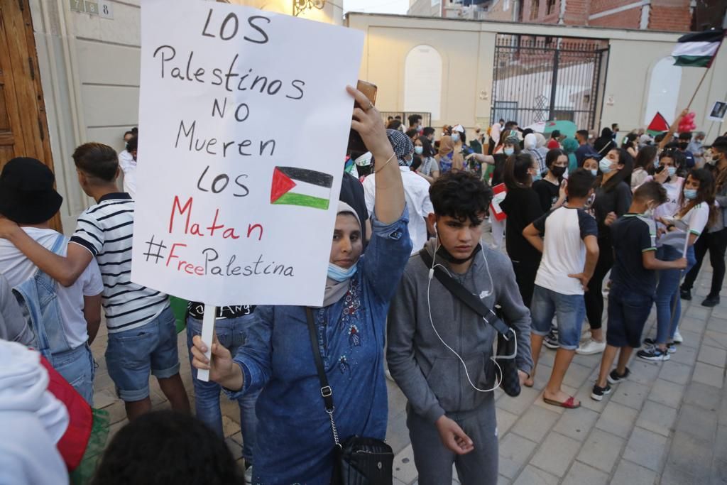 Concentración de apoyo al pueblo palestino en Alicante