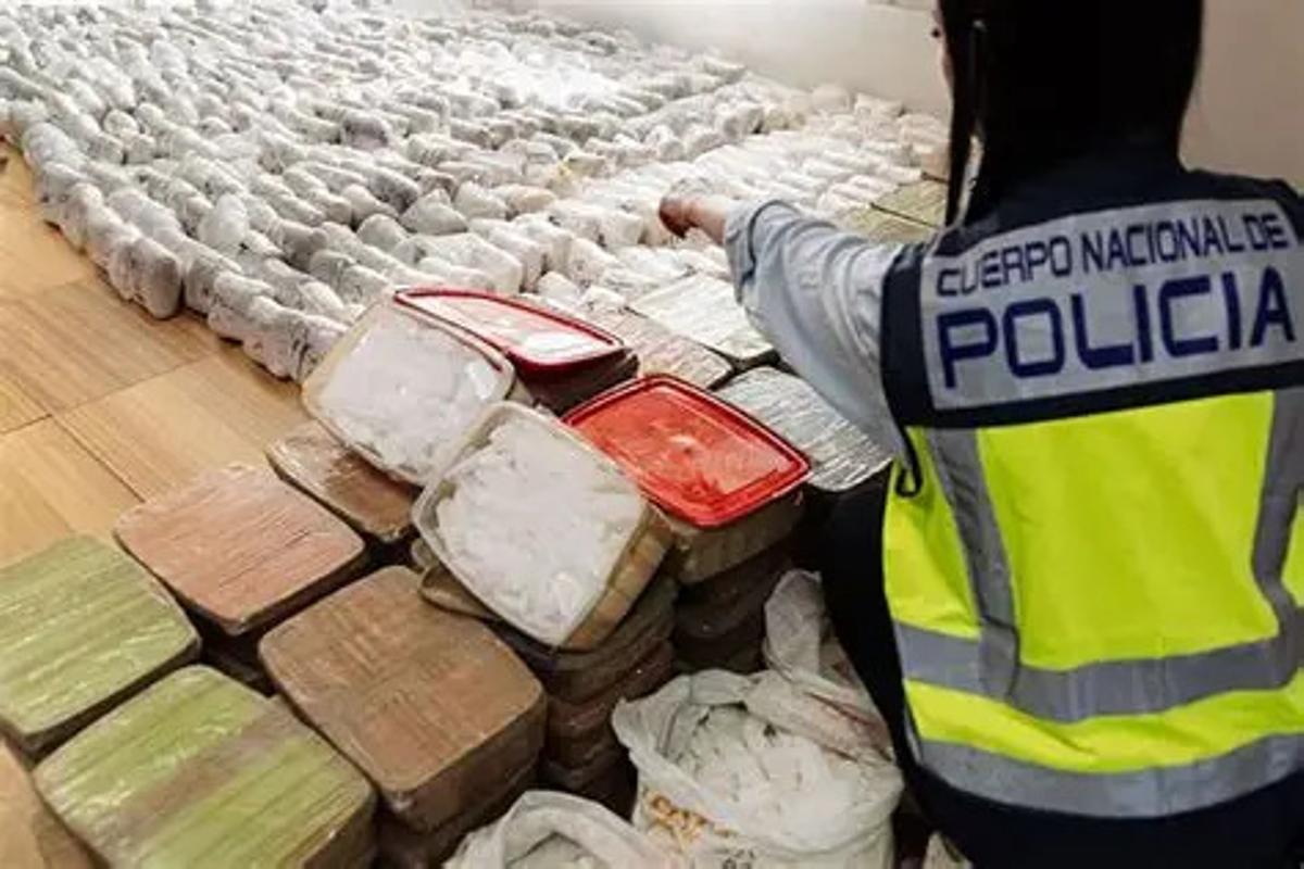 Imagen del primer operativo de la Udyco contra el cártel de Sinaloa en suelo tinerfeño.