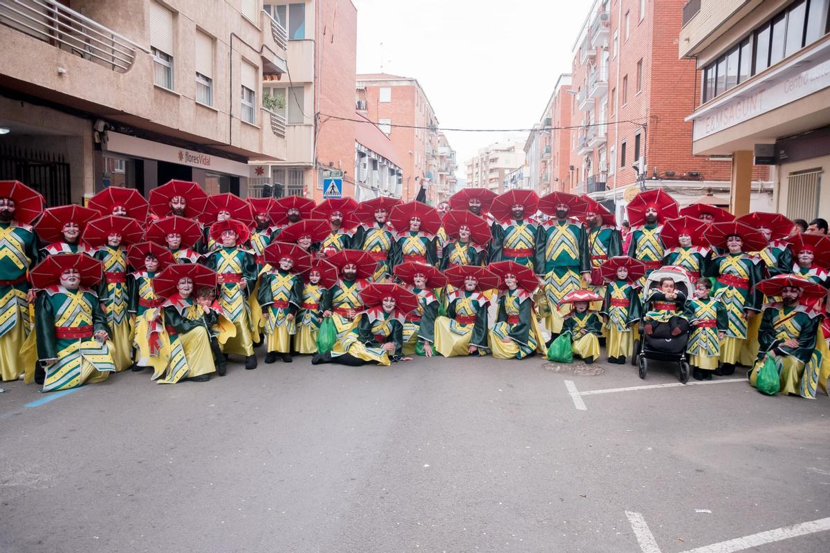 Cabalgata fallera de Sagunt