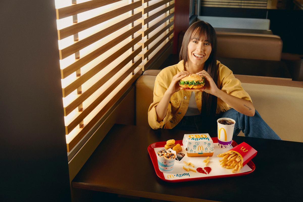 Aitana lanzó un menú con McDonald's que no se puede comer por ser celíaca