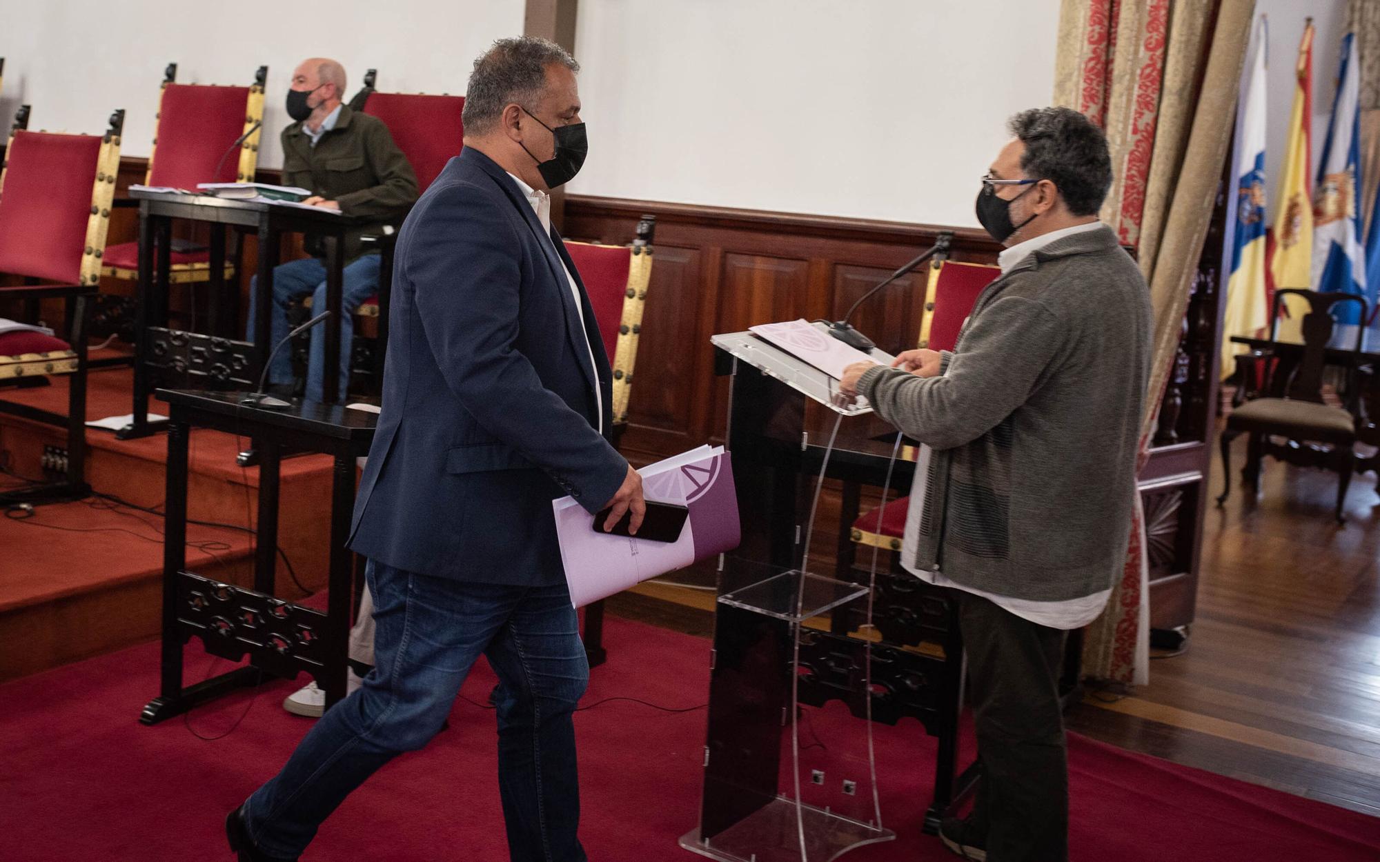 Pleno del Ayuntamiento de La Laguna correspondiente al mes de abril