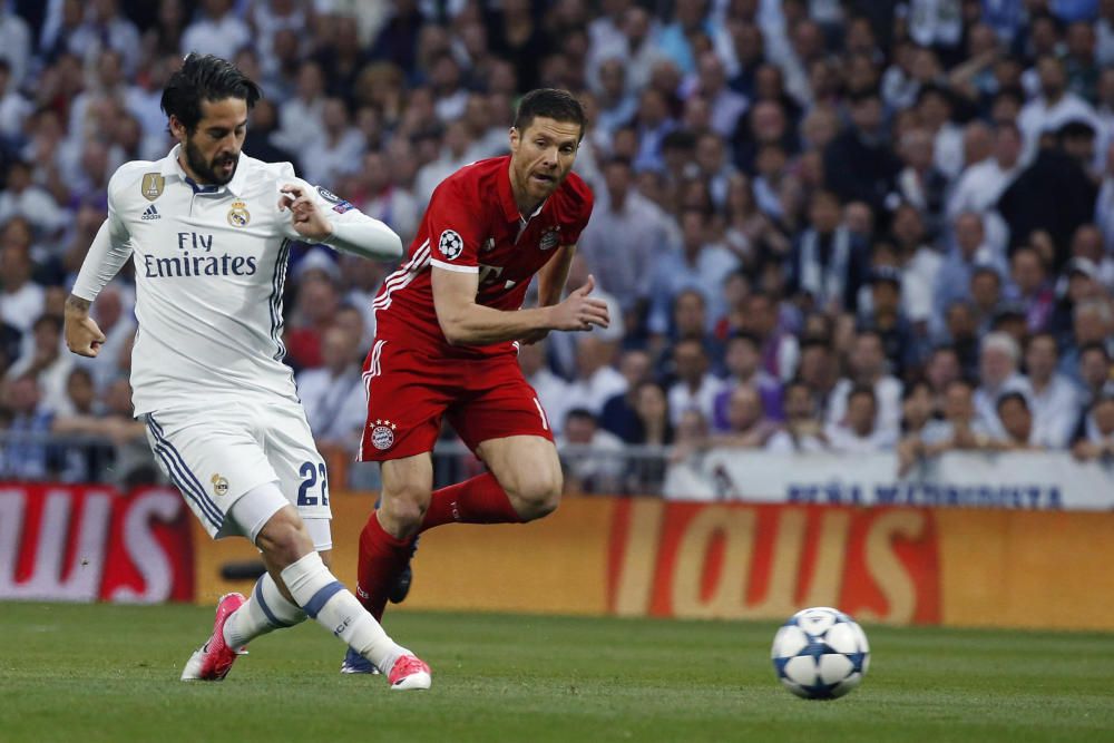 Imágenes del partido entre Real Madrid y Bayern.