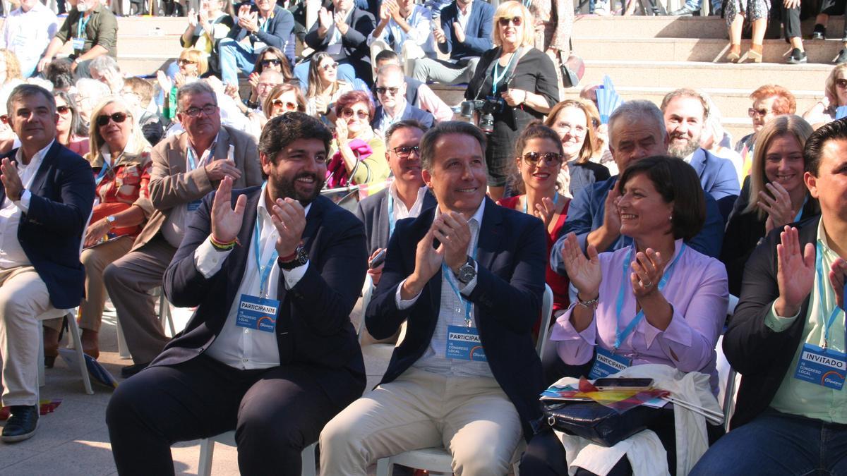 Fernando López Miras, Fulgencio Gil Jódar y Ana Taboada Gago.