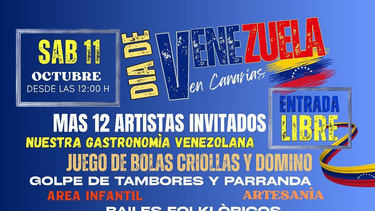 Cartel Día de Venezuela.