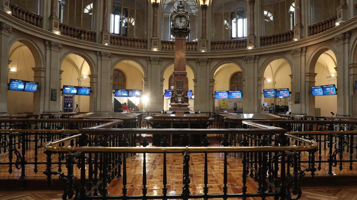 Interior del Palacio de la Bolsa.