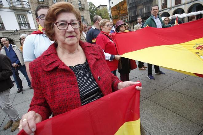 Manifestación en Avilés por la unidad de España