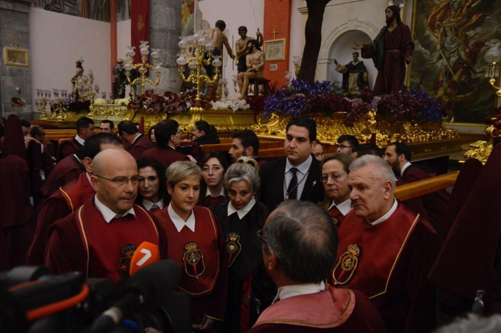 La procesión del Perdón se queda en San Antolín