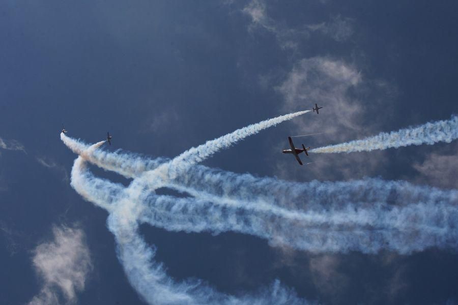 Ensayos de la Patrulla Águila en Zamora