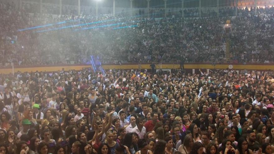 Aspecto que presentó la Plaza de Toros en el último Festibando