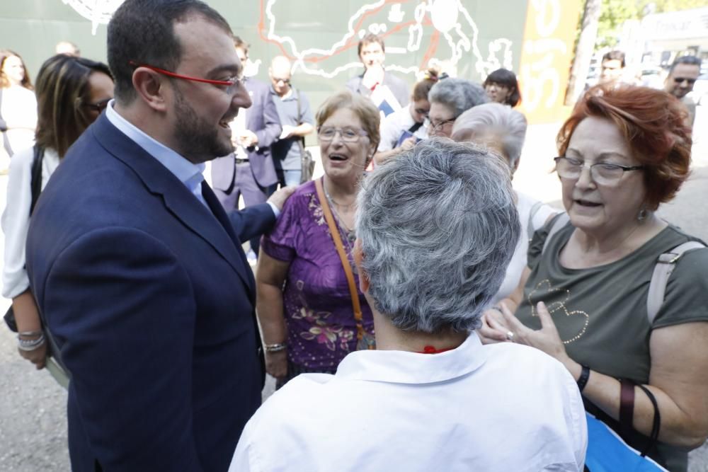 Visita institucional de Adrián Barbón en la FIDMA