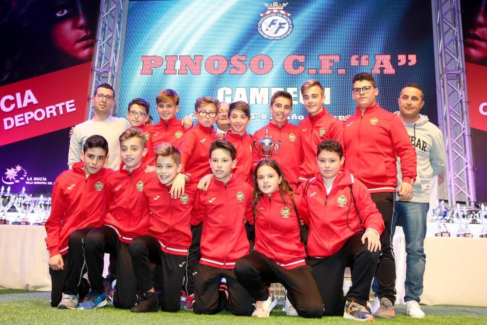 170 equipos premiados en la Gala del Fútbol Base Provincial en La Nucía