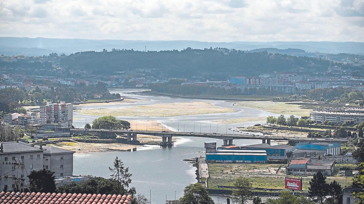 Vistas de la ría de O Burgo.