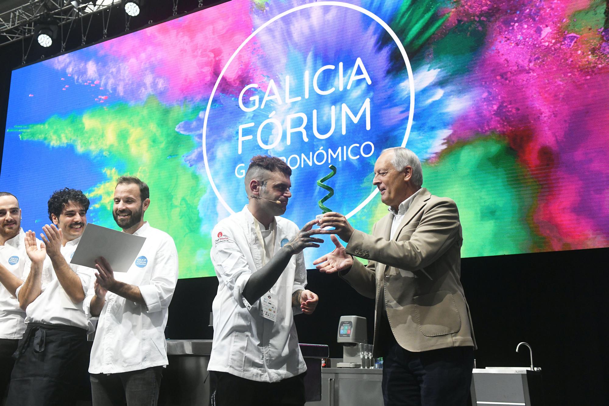 El coruñés Moncho Méndez, Cocinero Gallego 2022 en el Fórum Gastronómico