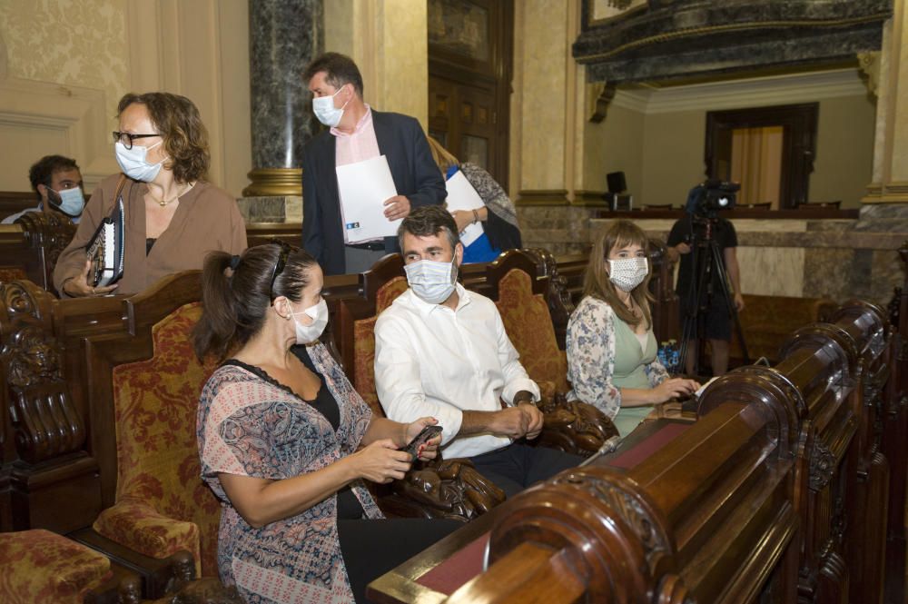 Pleno municipal en A Coruña (30/07/2020)